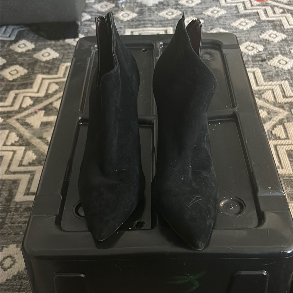Enzo Angiolini Black Heeled Boots